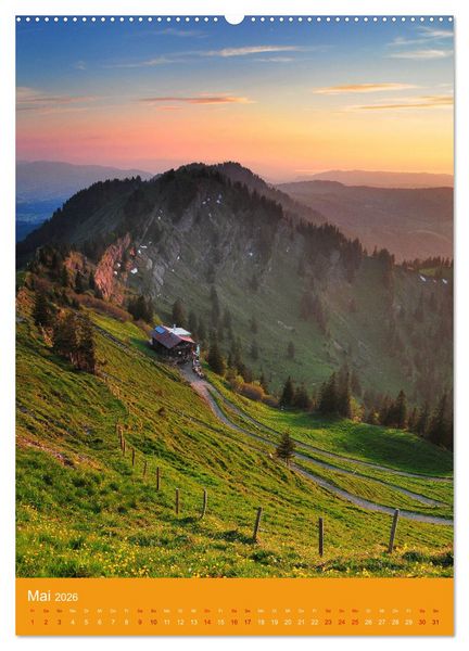 Produktbild: Das Allg&auml;u &ndash; eine Landschaft wie im M&auml;rchen (Wandkalender 2026 DIN A2 hoch), CALVENDO Monatskalender