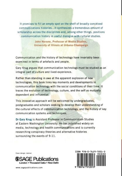 Produktbild: Communication, Technology and Cultural Change