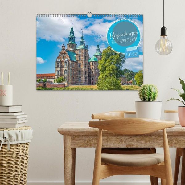 Produktbild: Kopenhagen &ndash; Wo Geschichte lebt (Wandkalender 2026 DIN A3 quer), CALVENDO Monatskalender