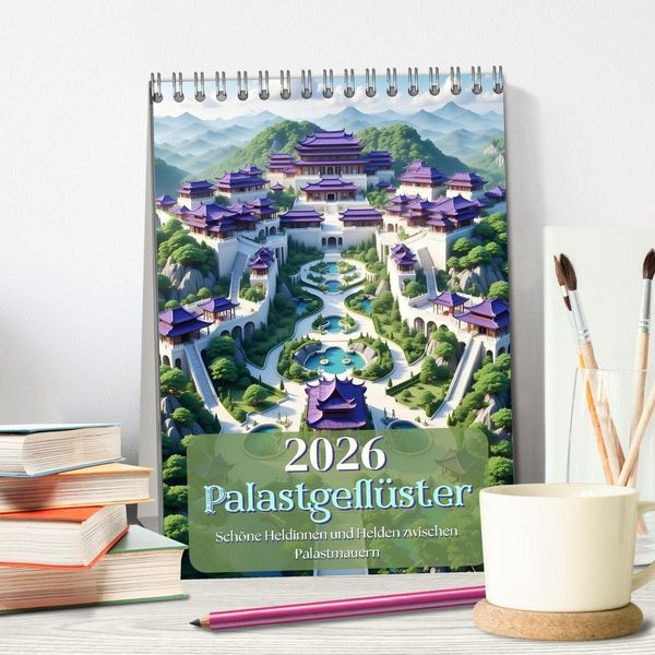 Produktbild: Palastgefl&uuml;ster (Tischkalender 2026 DIN A5 hoch), CALVENDO Monatskalender