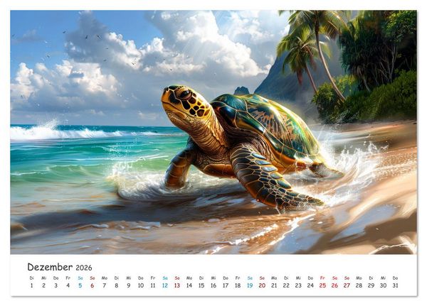 Produktbild: W&auml;chter der Meere (Tischkalender 2026 DIN A5 quer), CALVENDO Monatskalender