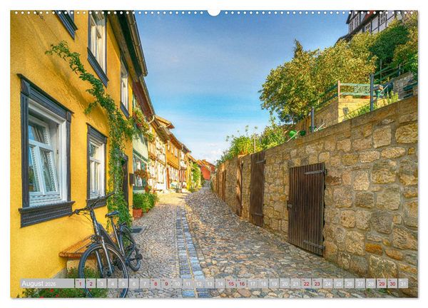 Produktbild: Quedlinburg - 1000 Jahre Geschichte im Harz (Wandkalender 2026 DIN A2 quer), CALVENDO Monatskalender