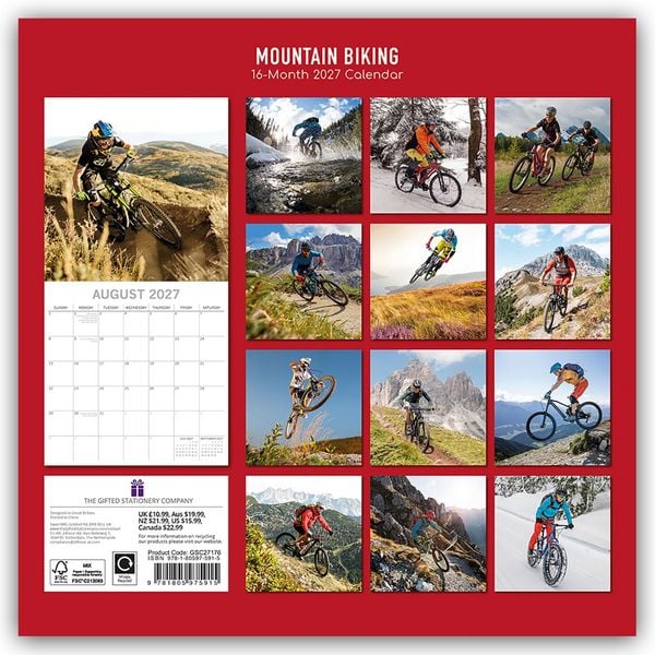 Produktbild: Mountain Biking &ndash; Mountainbiken 2027 &ndash; 16-Monatskalender