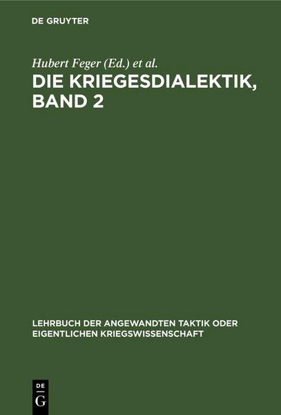 Produktbild: Die Kriegesdialektik