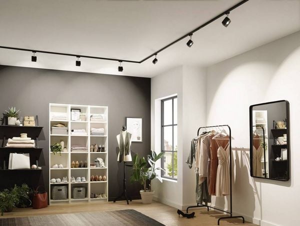 Produktbild: Paulmann 96907 Hochvolt-Schienensystem-Komponente T-Verbinder Schwarz (matt)