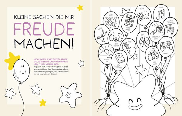 Produktbild: Little Hearts - Big Feelings - Mein Gef&uuml;hle-Malbuch