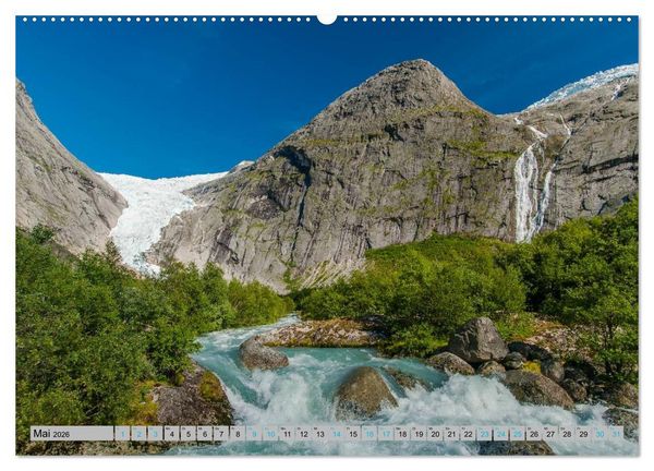 Produktbild: Sommer in Norwegen (hochwertiger Premium Wandkalender 2026 DIN A2 quer), Kunstdruck in Hochglanz
