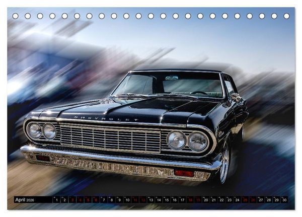 Produktbild: American Classic Cars (Tischkalender 2026 DIN A5 quer), CALVENDO Monatskalender