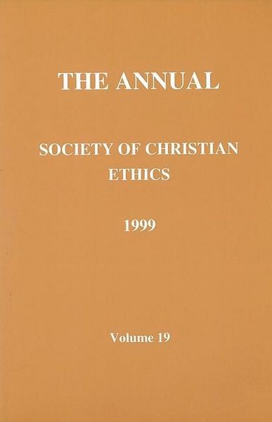 Produktbild: Annual of the Society of Christian Ethics 1999