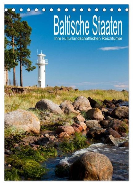 Produktbild: Baltische Staaten - Ihre kulturlandschaftlichen Reicht&uuml;mer (Tischkalender 2026 DIN A5 hoch), CALVENDO Monatskalender