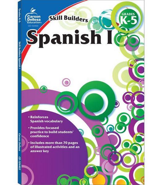 Produktbild: Spanish I, Grades K - 5 (Skill Builders), Grades K - 5