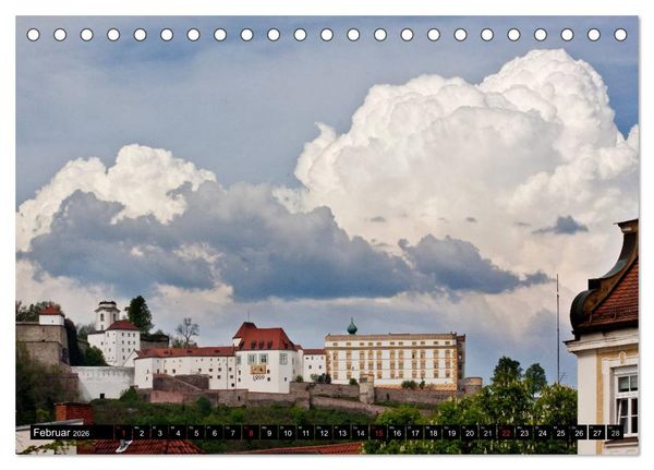 Produktbild: Pittoreskes Passau (Tischkalender 2026 DIN A5 quer), CALVENDO Monatskalender