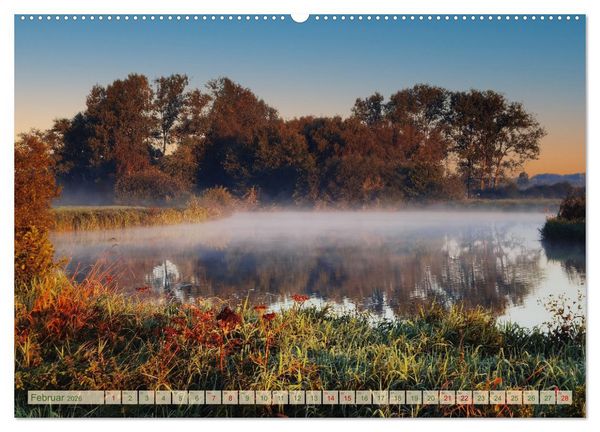 Produktbild: Morgengl&uuml;hen & Nebelschimmer (hochwertiger Premium Wandkalender 2026 DIN A2 quer), Kunstdruck in Hochglanz