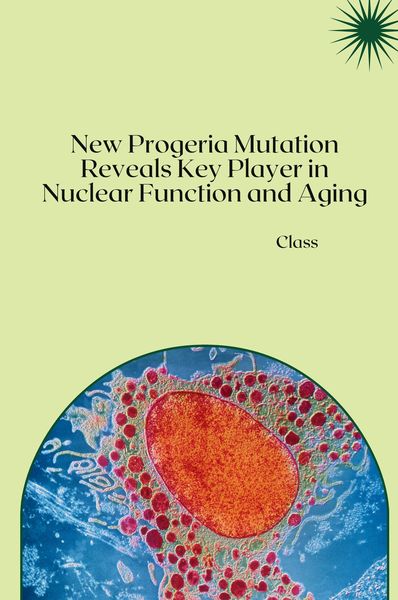 Produktbild: New Progeria Mutation Reveals Key Player in Nuclear Function and Aging
