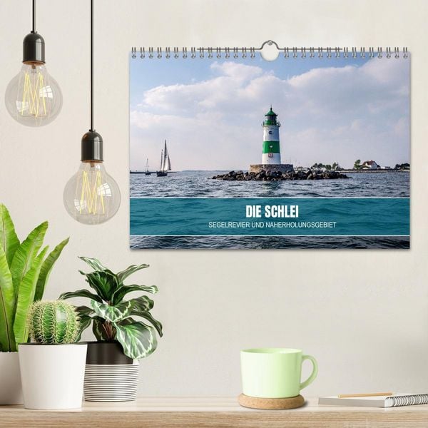 Produktbild: Die Schlei - Segelrevier und Naherholungsgebiet (Wandkalender 2026 DIN A4 quer), CALVENDO Monatskalender