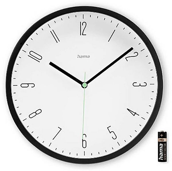 Produktbild: Hama 00185882 Quarz Wanduhr 40mm