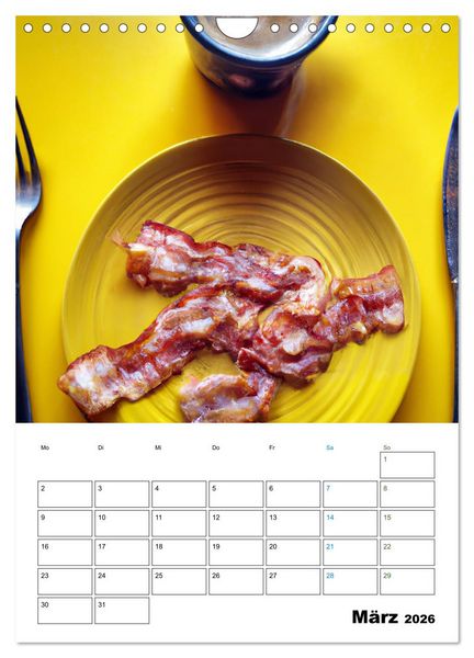 Produktbild: Bacon Kalender - Wir lieben Bacon (Wandkalender 2026 DIN A4 hoch), CALVENDO Monatskalender