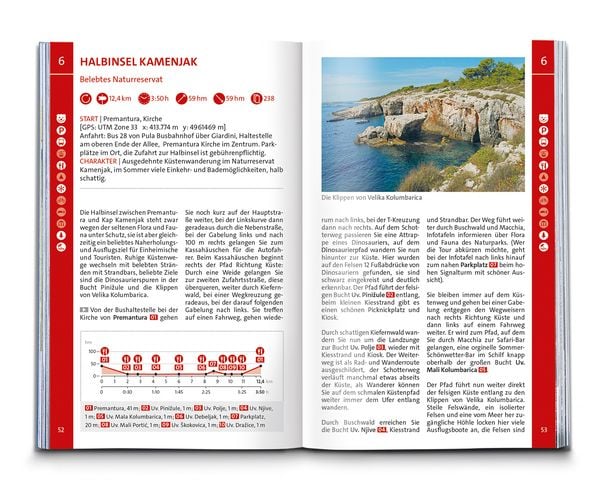 Produktbild: KOMPASS Wanderf&uuml;hrer Istrien mit Kvarner-Bucht, Krk, Rab, Cres und Losinj, 55 Touren