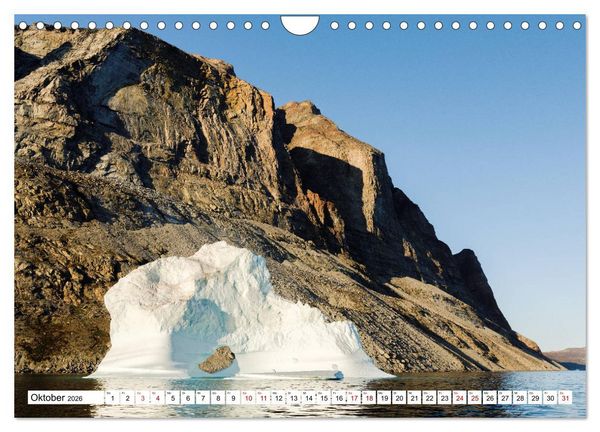 Produktbild: Eisberge - Gr&ouml;nlands magische Eisgestalten (Wandkalender 2026 DIN A4 quer), CALVENDO Monatskalender