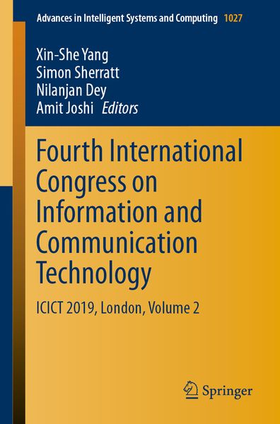 Produktbild: Fourth International Congress on Information and Communication Technology