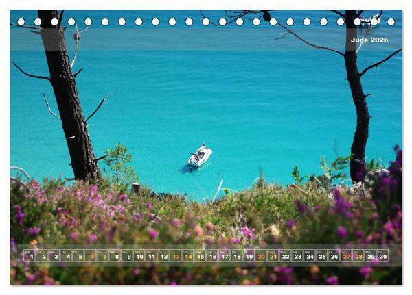 Produktbild: Natural landscape of France (Desk Calendar 2026 DIN A5 landscape), CALVENDO 12 Month DeskCalendar