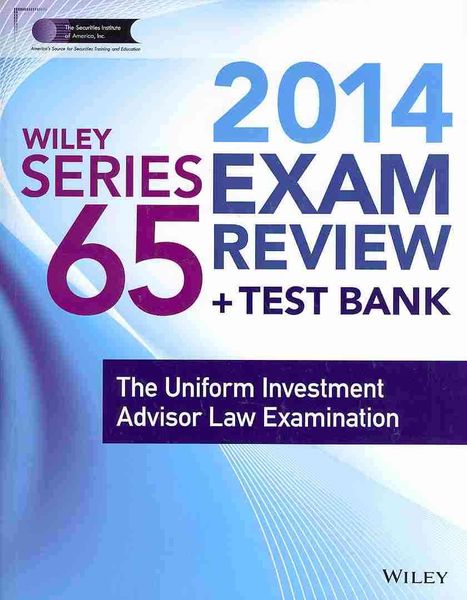 Produktbild: Wiley Series 65 Exam Review + Test Bank: The Uniform Investment Advisor Law Examination