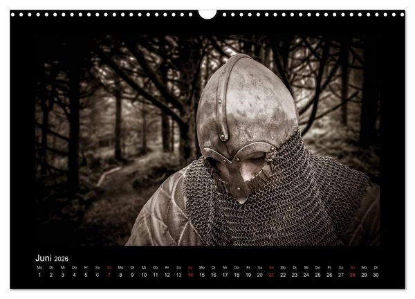 Produktbild: Wikinger und Krieger (Wandkalender 2026 DIN A3 quer), CALVENDO Monatskalender