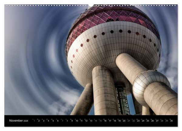 Produktbild: SHANGHAI - ohne Filter (Wandkalender 2026 DIN A2 quer), CALVENDO Monatskalender
