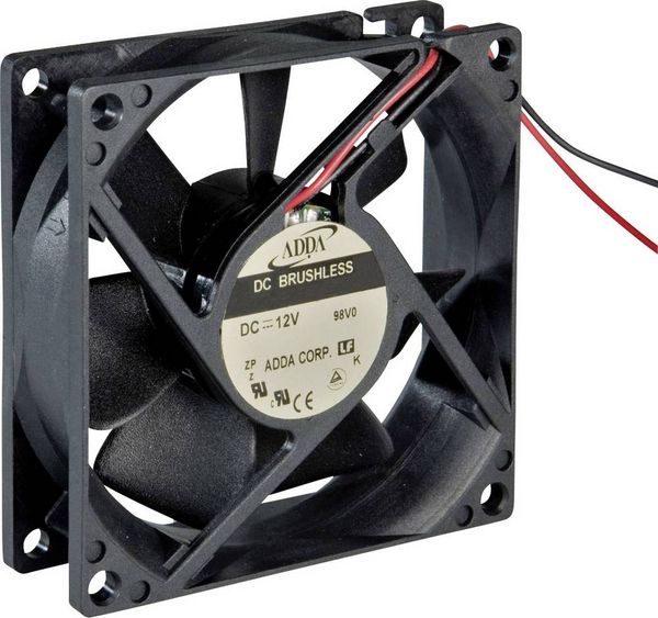 Produktbild: SEPA AS08024HB389300 Axiall&uuml;fter 24 V/DC (L x B x H) 80 x 80 x 38mm