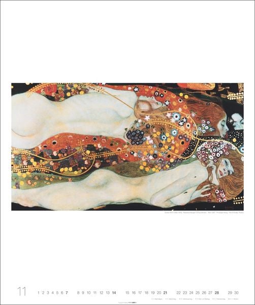 Produktbild: Gustav Klimt Edition Kalender 2027