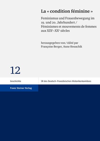 Produktbild: La "condition f&eacute;minine"