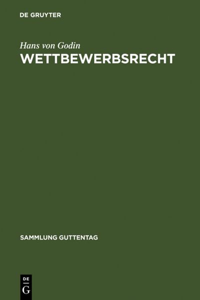 Produktbild: Wettbewerbsrecht