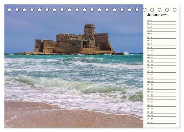 Produktbild: Kalabrien (Tischkalender 2026 DIN A5 quer), CALVENDO Monatskalender