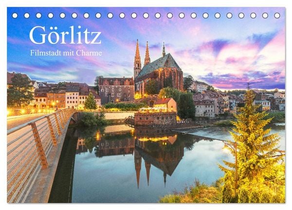 Görlitz - Fimstadt mit Charme (Tischkalender 2026 DIN A5 quer), CALVENDO Monatskalender