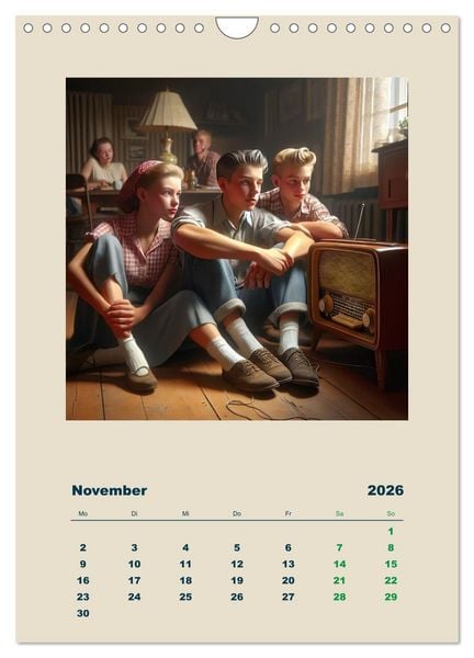 Produktbild: Gute alte Zeit der sechziger Jahre (Wandkalender 2026 DIN A4 hoch), CALVENDO Monatskalender