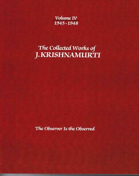 Produktbild: The Collected Works of J. Krishnamurti, Volume IV