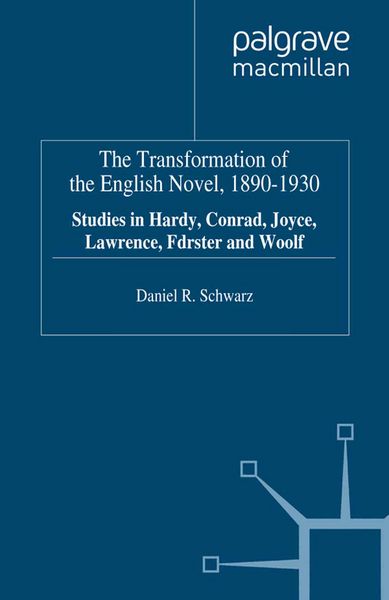 Produktbild: The Transformation of the English Novel, 1890-1930
