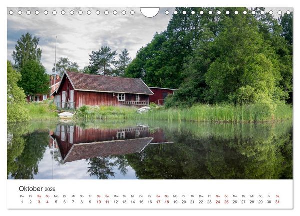 Produktbild: Schweden - Eine bezaubernde Reise in den Norden. (Wandkalender 2026 DIN A4 quer), CALVENDO Monatskalender