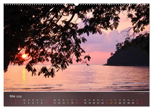Produktbild: Farben am Meer (Wandkalender 2026 DIN A2 quer), CALVENDO Monatskalender