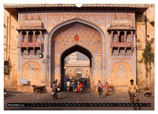 Produktbild: Indien - das goldene Dreieck, Delhi-Agra-Jaipur (Wandkalender 2026 DIN A3 quer), CALVENDO Monatskalender