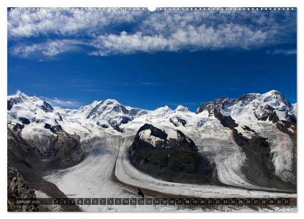 Produktbild: Alpen live - Rund um das Matterhorn (hochwertiger Premium Wandkalender 2026 DIN A2 quer), Kunstdruck in Hochglanz