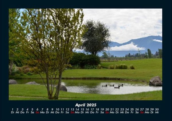 Produktbild: Landschaftskalender 2025 Fotokalender DIN A4