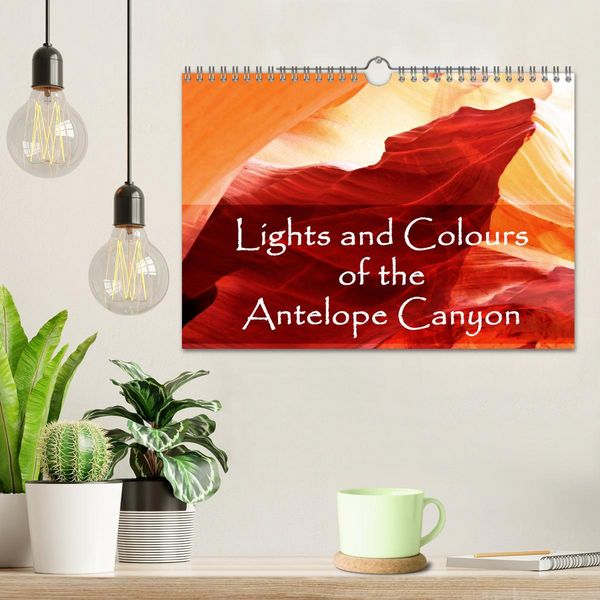 Produktbild: Lights and Colours of the Antelope Canyon (Wall Calendar 2026 DIN A4 landscape), CALVENDO 12 Month Wall Calendar