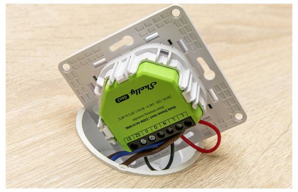 Produktbild: Shelly Dimmer Gen3 Dimmaktor Wi-Fi, Bluetooth