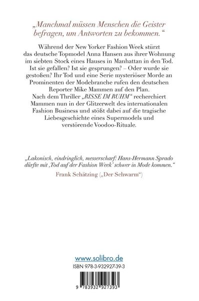 Produktbild: Tod auf der Fashion Week