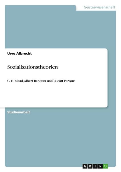 Produktbild: Sozialisationstheorien