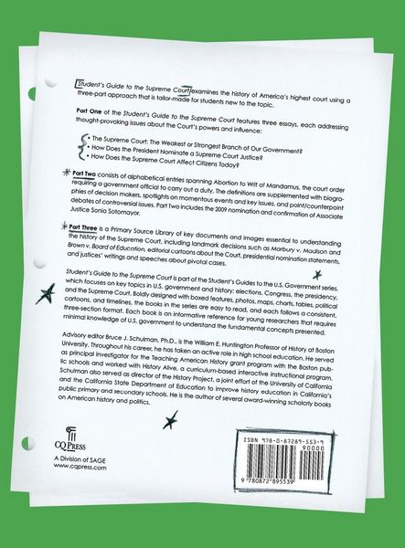 Produktbild: Student's Guide to the Supreme Court