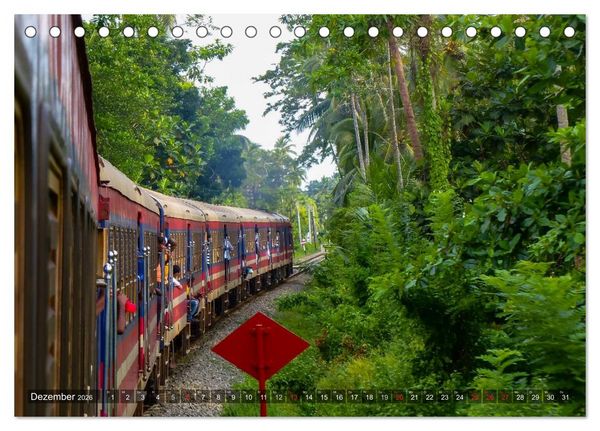 Produktbild: Sri Lanka - Eine Bilder-Reise (Tischkalender 2026 DIN A5 quer), CALVENDO Monatskalender