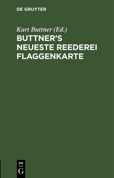 Produktbild: Buttner's Neueste Reederei Flaggenkarte