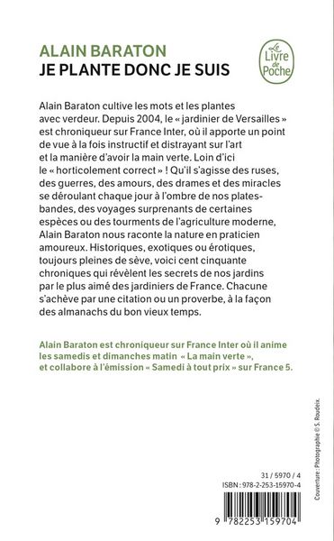 Produktbild: Je plante donc je suis